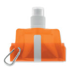 Faltbare Wasserflasche Orange, Seitenansicht