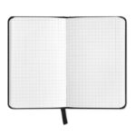 A5 Notizbuch Schwarz von oben