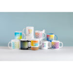 Kaffeebecher Blau, Detailaufnahme des Materials