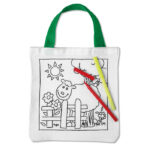 Gestaltbare Baumwolltasche, Rückansicht