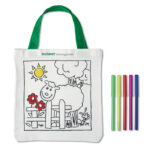 Gestaltbare Baumwolltasche mit markiertem Druckbereich für Ihr Logo
