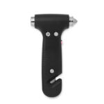 3 in 1 Notfall-Hammer Schwarz, Rückansicht