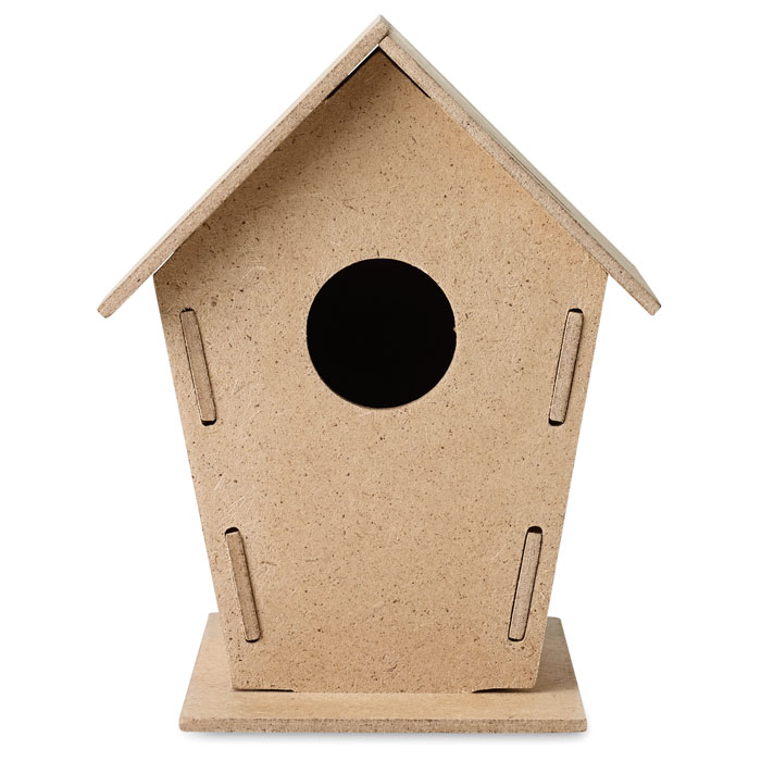 Vogelhäuschen als Werbeartikel mit Logodruck