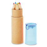 Buntstifte-Set Blau, Rückansicht