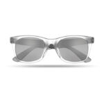 Verspiegelte Sonnenbrille Schwarz, Rückansicht