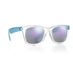 Verspiegelte Sonnenbrille Blau als Werbeartikel mit Logodruck