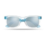 Verspiegelte Sonnenbrille Blau, Rückansicht