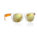 Verspiegelte Sonnenbrille Orange als Werbeartikel mit Logodruck