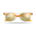 Verspiegelte Sonnenbrille Orange, Rückansicht