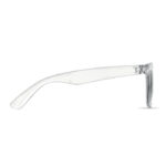 Verspiegelte Sonnenbrille Weiß, Seitenansicht