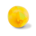 Wasserball Gelb als Werbeartikel mit Logodruck