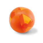 Wasserball Orange als Werbeartikel mit Logodruck