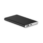 Powerbank 4000 mAh Schwarz als Werbeartikel mit Logodruck