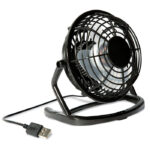 USB Ventilator Schwarz als Werbeartikel mit Logodruck