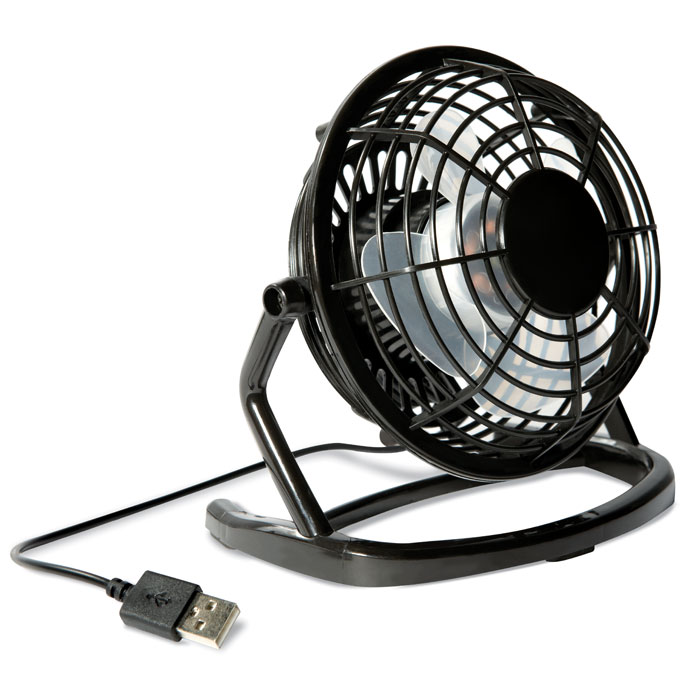 USB Ventilator Schwarz USB Ventilator Schwarz als Werbeartikel mit Logodruck