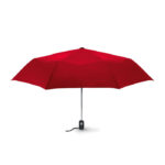 Windbeständiger Regenschirm 21” Rot als Werbeartikel mit Logodruck