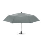 Windbeständiger Regenschirm 21” Grau als Werbeartikel mit Logodruck