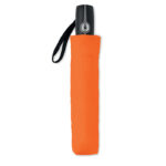 Windbeständiger Regenschirm 21” Orange, Rückansicht