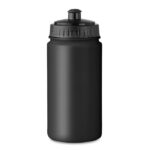 Trinkflasche  Schwarz als Werbeartikel mit Logodruck