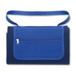 Picknickkleed Blau als Werbeartikel mit Logodruck