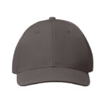 Baseball cap 6 panels 160g/m² Grau, Seitenansicht