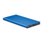 Powerbank 8000 mAh Blau als Werbeartikel mit Logodruck