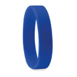 Silikon Armband  Blau als Werbeartikel mit Logodruck