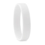 Silikon Armband  Weiß als Werbeartikel mit Logodruck