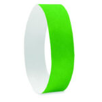 Tyvek® Event Armband Gruen, Detailaufnahme des Materials