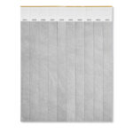 Tyvek® Event Armband Silber, Rückansicht
