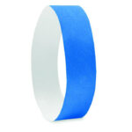 Tyvek® Event Armband Blau, Detailaufnahme des Materials
