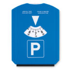 Parkscheibe mit Eiskratzer als Werbeartikel mit Logodruck