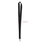 Lanyard Schwarz als Werbeartikel mit Logodruck