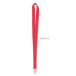 Lanyard Rot als Werbeartikel mit Logodruck