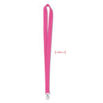 Lanyard Rosa als Werbeartikel mit Logodruck