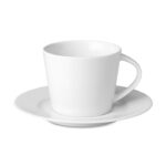 Cappuccino Tasse und Untertasse als Werbeartikel mit Logodruck