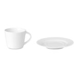 Cappuccino Tasse und Untertasse – Vorderansicht