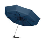 Reversibler Regenschirm Blau von oben