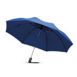Reversibler Regenschirm Blau als Werbeartikel mit Logodruck