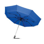Reversibler Regenschirm Blau von oben