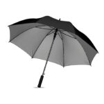 Regenschirm Schwarz als Werbeartikel mit Logodruck