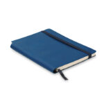 Notizbuch mit PU Cover Blau, weitere Ansicht