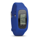 Pedometer Armband Blau als Werbeartikel mit Logodruck