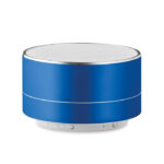 2.1 wireless Lautsprecher Blau als Werbeartikel mit Logodruck