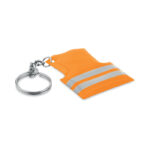 Schlüsselring Sicherheitsweste Orange, Rückansicht