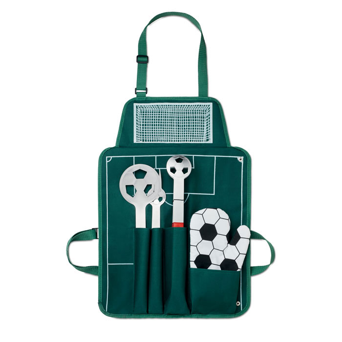 Fußball BBQ Set Fußball BBQ Set als Werbeartikel mit Logodruck