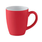 Keramische mok 290 ml Rot als Werbeartikel mit Logodruck