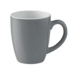 Keramische mok 290 ml Grau als Werbeartikel mit Logodruck