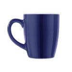Keramische mok 290 ml Blau, Rückansicht