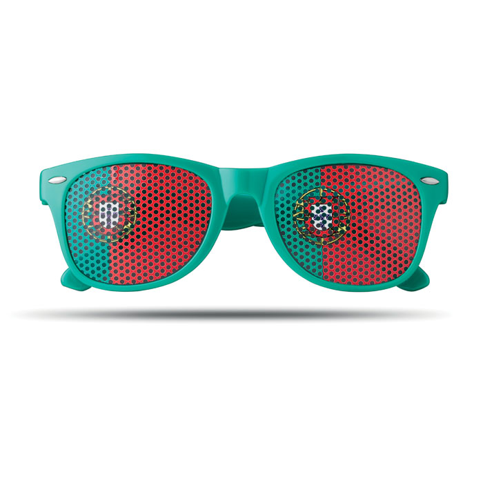 Fan Sonnenbrille Mix-de als Werbeartikel mit Logodruck